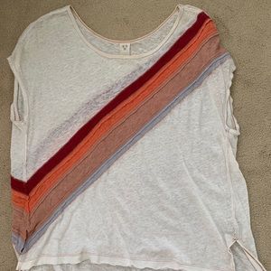 Free People Rainbow Tee